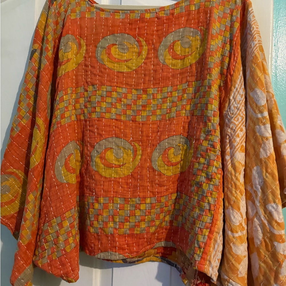 NWOT Kantha top one size - Picture 2 of 10